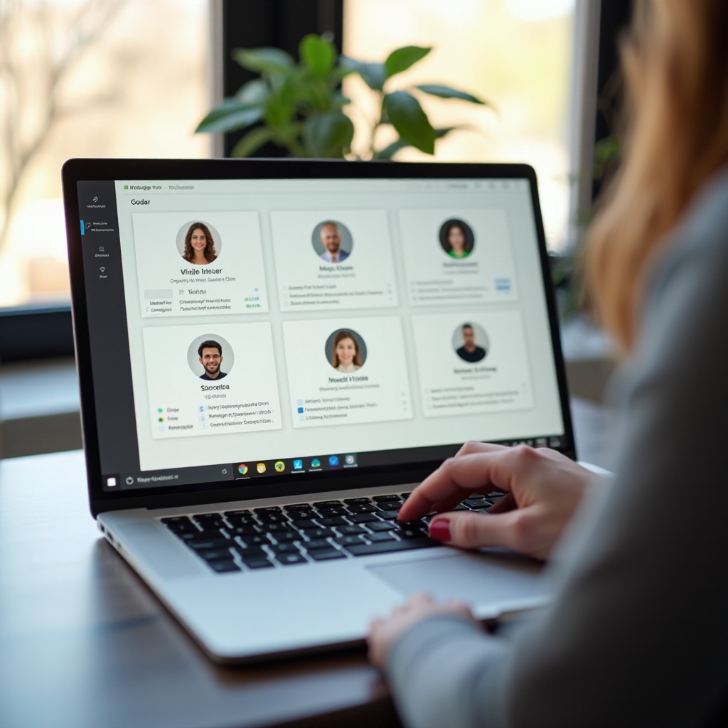 qué perfil estás usando en Chromebook