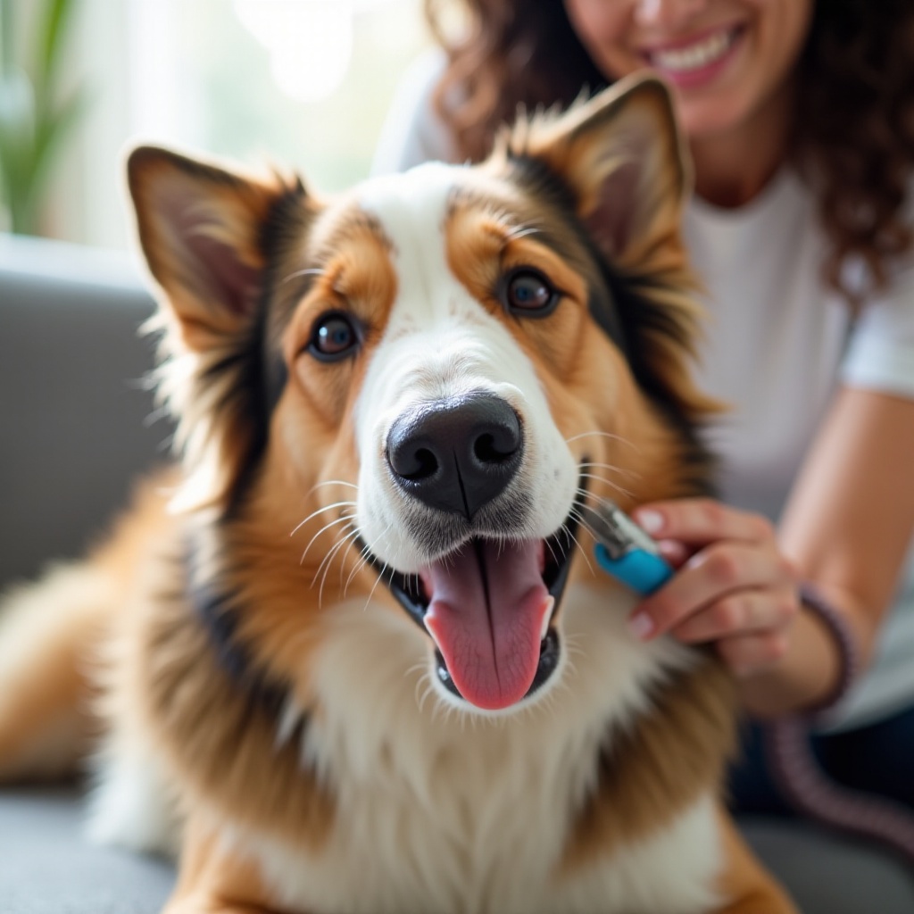 qual ângulo para cortar as unhas do cão
